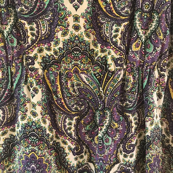 J.Crew Mardi Gras silk mini dress. Size 8. Good used condition. - Picture 2 of 5